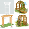 Free Arbor Plans for Yard and Garden - Construct101