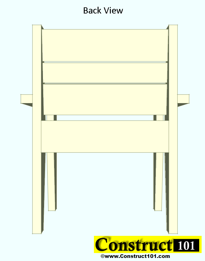 Outdoor Chair Plans EasytoBuild (free PDF) Construct101