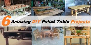 DIY pallet tables