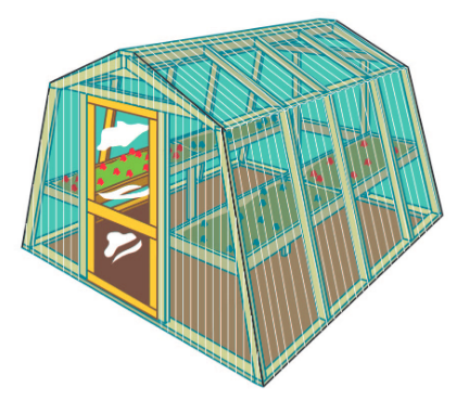8x8-greenhouse-plans - Construct101
