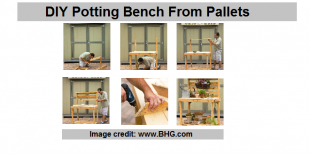 potting bench plans pallets