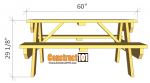 Traditional Picnic Table Plans - Construct101