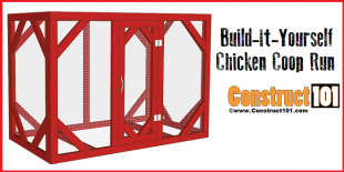 chicken coop run plans 8x4
