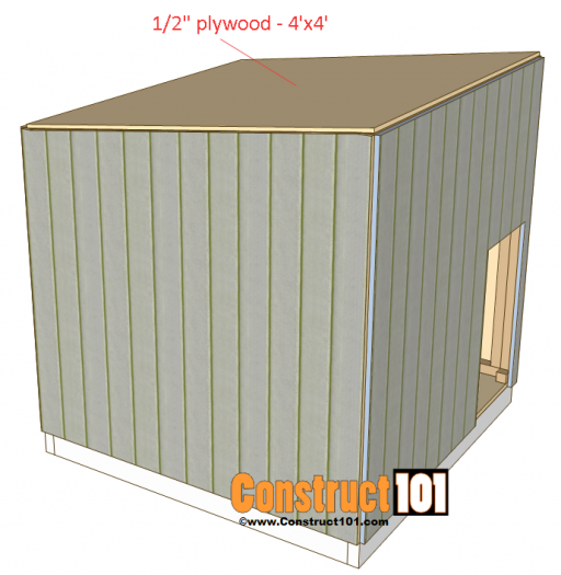 LARGE DOG HOUSE PLANS WITH MATERIAL LIST visual data 4
