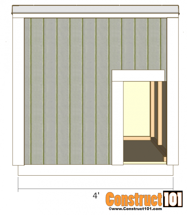 LARGE DOG HOUSE PLANS WITH MATERIAL LIST visual data 3