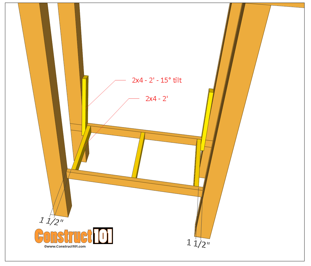 Garden Arbor Bench Plans - Construct101