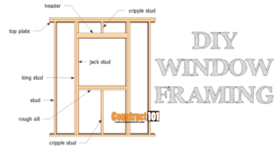 wall framing - adding a shed window