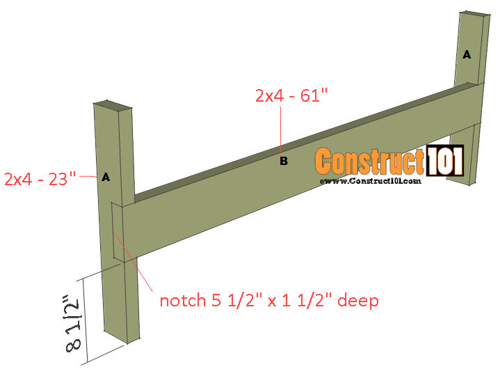 Double Chair Bench Plans StepByStep Plans Construct101