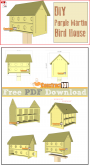 Purple Martin Bird House Plans 16 Units - PDF Download - Construct101