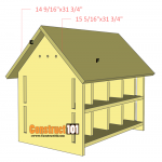Purple Martin Bird House Plans - 16 Unit - Construct101
