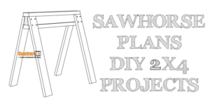 Sawhorse plans. DIY 2x4 project