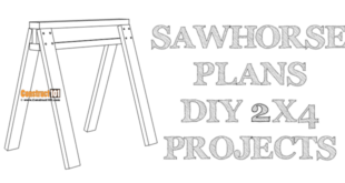 Sawhorse plans. DIY 2x4 project