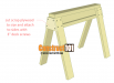 Sawhorse Plans - Free PDF Download - Construct101