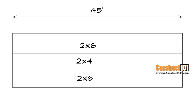 Free cold frame plans, sides cutting details. 