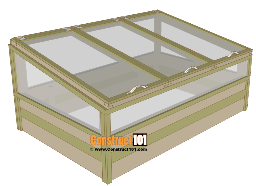 Cold Frame Plans StepByStep How To Plans Construct101