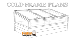 Free cold frame plans, DIY build, PDF download.