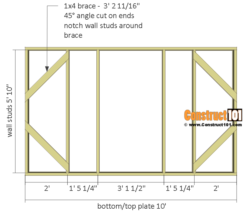 Chicken Coop Run Plans 10x8 StepByStep Construct101