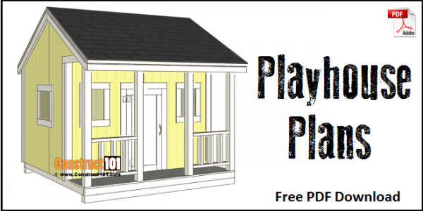 Playhouse Plans - PDF Download - Construct101