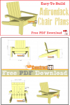 Simple Adirondack Chair Plans - PDF Download - Construct101