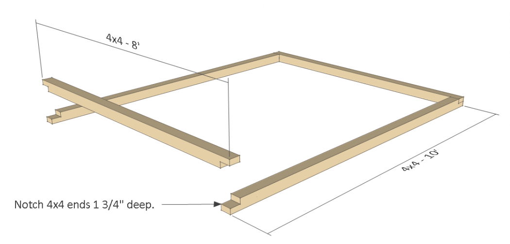 8x10 Chicken Coop Plans Gable Roof Free PDF Construct101