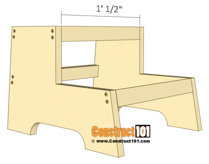 Kids Step Stool Plans Free PDF Download Construct101