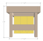 DIY Small Planter Bench - Free Plans - PDF Download - Construct101