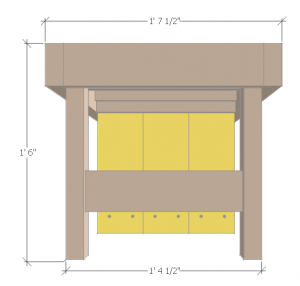 DIY Small Planter Bench - Free Plans - PDF Download - Construct101