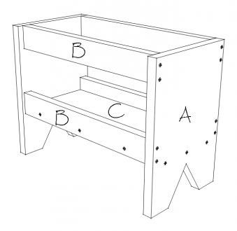 Stool Attach Tray Garden Stool Plans - Free PDF Download - Construct101