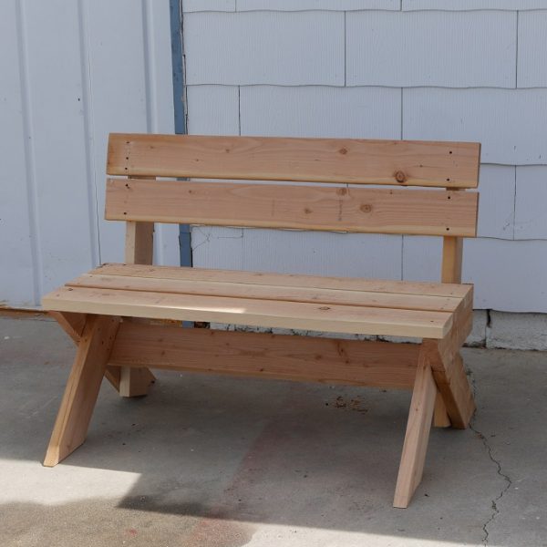 2x6 Outdoor Bench Plans - Construct101