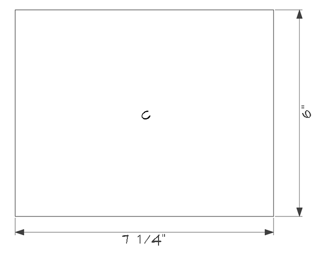 Robin nesting shelter plans - floor - c