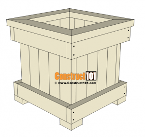 2x4 Planter Box Plans | Free PDF Download - Construct101