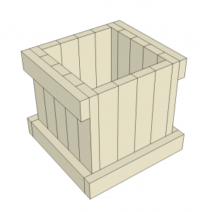 2x4 Planter Box Plans | Free PDF Download - Construct101