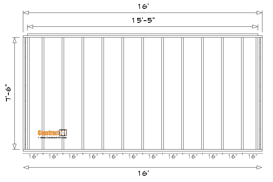 side wall framing.